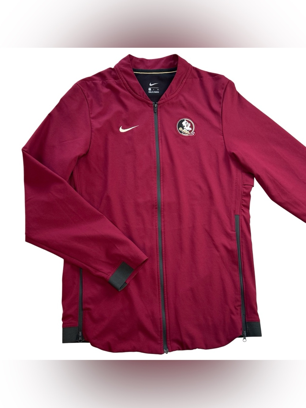 Nike FSU Florida State Seminoles TEAM ISSUED Sideline Full-Zip Jacket Men’s sz S